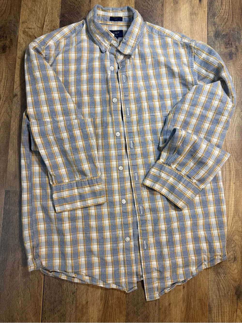 J.Crew Plaid Button-Down Shirt Size Medium